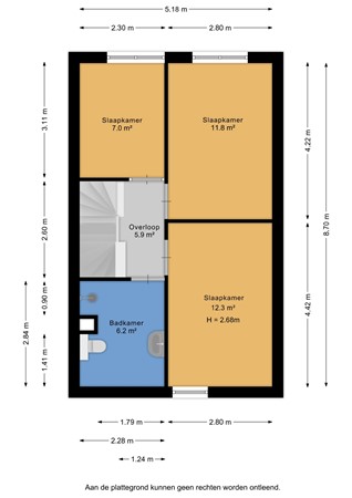 Floorplan - Uitwierderweg 155, 9933 GM Delfzijl